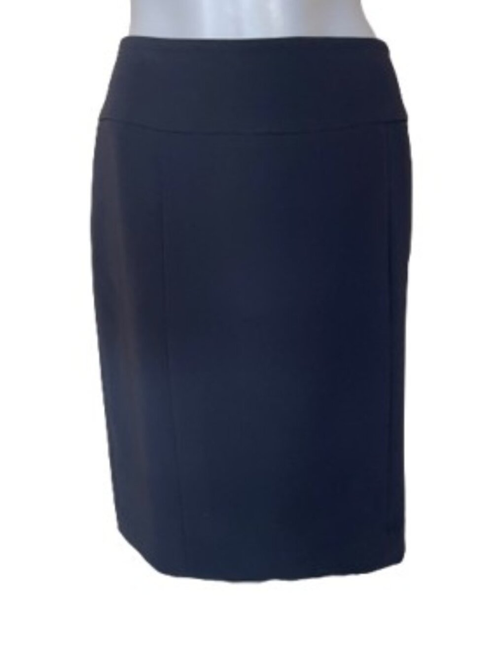 Jones New York Navy Pencil Skirt Size 8 Office Siren Quiet Luxury Career Chic